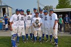 Baseball vs Babson  Wheaton College Baseball players celebrate their victory over Babson to win the NEWMAC Championship for the third year in a row. - (Photo by Keith Nordstrom) : Wheaton, baseball, NEWMAC